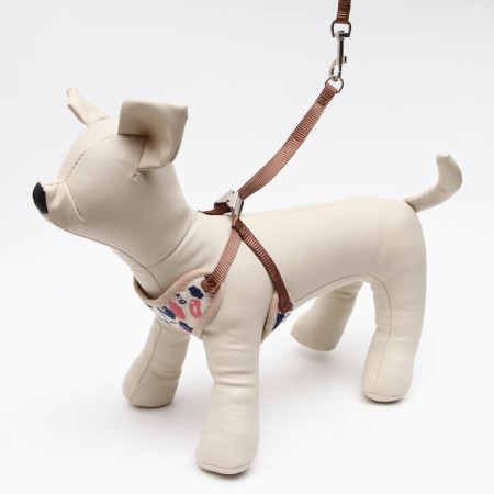 A set of ammunition with a soft cliff "kisses", leash 120 x 1 cm, pink-1