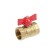 Ballic zein tap, inner/internal thread 1 ", butterfly
