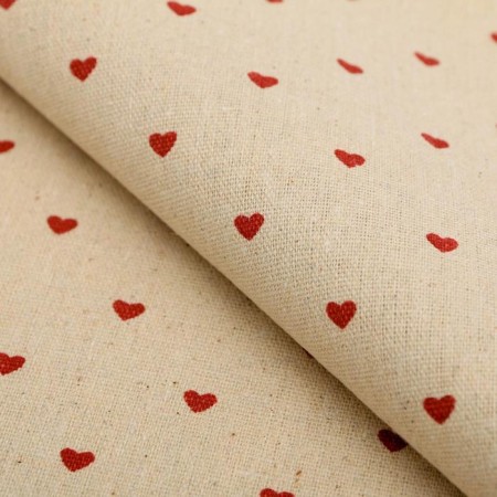 Fabric for patchwork cap "Heartbread", 50 x 50 cm-2