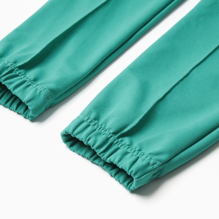 Women's costume (shirt/pants), green color, size 44-6