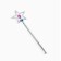 Set Colored strand for hair with a magic wand "New Year's magic", 10 x 27 cm