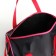 Sports bag with lightning, external pocket, long belt, black color