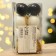 Christmas balls New Year, for the New Year, plastic, d = 3 cm, 16 pcs., Black, gold, white color