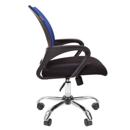 Office chair "Chairman" 696 TW chrome, blue-1