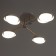 Chandelier 1852/4 LED 64W 3000-6000K gray-gold 65x65x17 cm Bayerlux