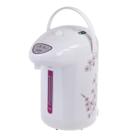 Homestar HS-5001, 750 watts, 2.5 l, white with the pattern "Flowers"