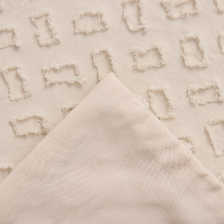 Lovelife Tufting Lowel Lowel Square "Square" 143*215cm-2pcs, 230*240cm, 50*70cm-2pcs, beige color, 110 g/m-3