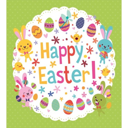 A set of napkins for setting the table "Easter bunnies", rectangular, size 32x46 cm, 4 pcs-3