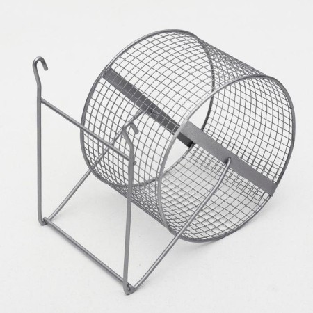 Wheel for rodents metal, mesh, 14 cm, chrome-1