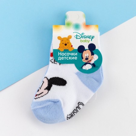 Set of socks "I Love Mickey" Mickey Mouse, 2 pairs, 10-12 cm-3