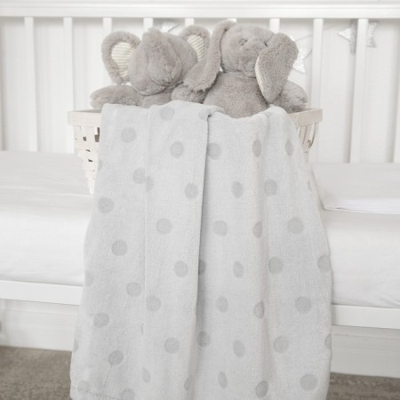 Plaid was valid "peas", size 100x140 cm, color gray color-3