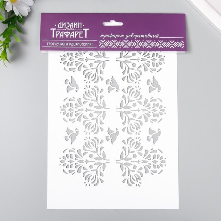 Plastic "pattern" 24x16 cm stencil-2