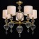 The Odelia chandelier, size 88x312x88 cm, 200W 5XE27 IP 20