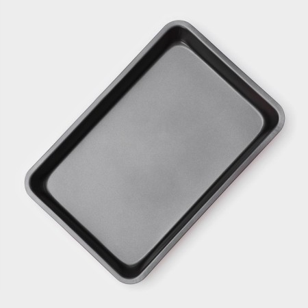 The baking sheet of the Dolyan “Renard. Rectangle ", 28 × 18.5 × 3.5 cm, anti -stick coating, red color-2