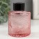 Diffusor for essential oils with a “flower” lid is a transparent pink 100 ml 6x6x8 cm