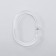 A set of rings for curtains in the bathroom, plastic, 12 pcs, the color is transparent