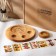 ADELICA Easter set, an egg and cake stand, a candlestick, a thermal monklakes for 7 eggs, birch
