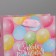Gift laminated vertical, packaging, “Happy birthday!”, S 12 x 15 x 5.5 cm
