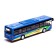 Metal bus "Intercity", inertial, scale 1:43, blue color