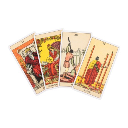 Tarot Wate Cards "1910", 78 l, map 6.6 x 12 cm-1