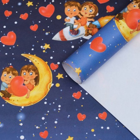 Paper Glossy Paper "Love couple", 70 x 100 cm-1