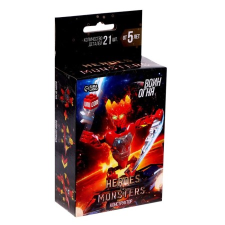 Designer-robot "Warrior of Fire", 19 parts-2