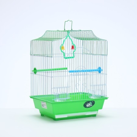 Poultry cell equipped BD-1/4F, 30 x 23 x 39 cm, green