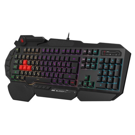 Keyboard A4Tech Bloody B310N Black USB Multimedia for Gamer LED (Carles stand) 103388-7