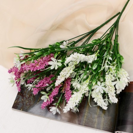 Bouquet "Wisteria with small flowers" 32 cm, mix-2
