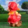Garden figure "Gnome Girl on fly agaric" 27x28x39cm