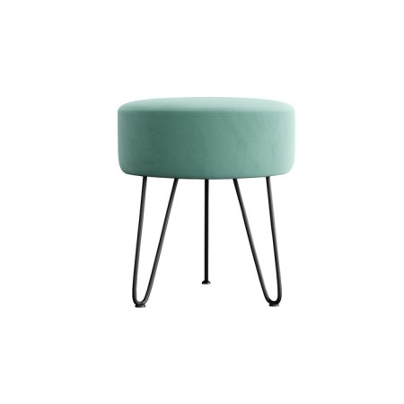 Puf Berg, 365x365x455, Velur Ultra Mint