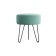 Puf Berg, 365x365x455, Velur Ultra Mint
