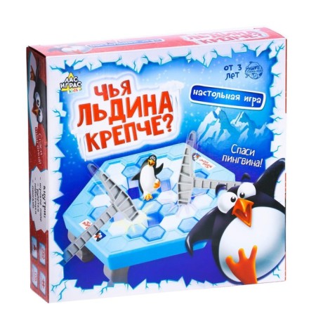 The board game for the logic "Save the Penguin", 2-4 players, 3+-6