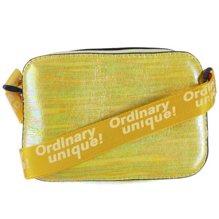 Belch Bag with lightning, 6x11x13 cm, adjustable belt, yellow mix-9