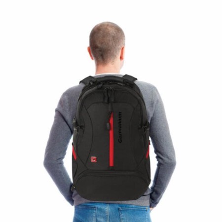 Germanium "S-03" University, with a laptop departure, increased volume, black, 46x32x26 cm 226949-19