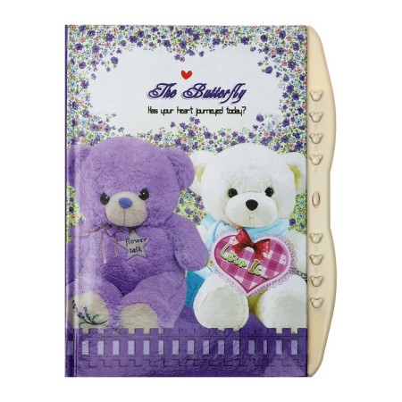 Notebook Gift Book on the castle, A6+, 48 sheets, Mishka line, mix-3