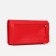 Women's wallet on magnets, red color