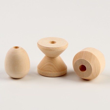 Figure beads, not painted-1