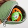 A container for storing and sterilizing the nipples and dummies, silicone, green color