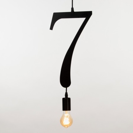 Bayerlux lamp "Figure 7" E27 40W Black 35x20 cm-2