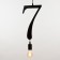Bayerlux lamp "Figure 7" E27 40W Black 35x20 cm