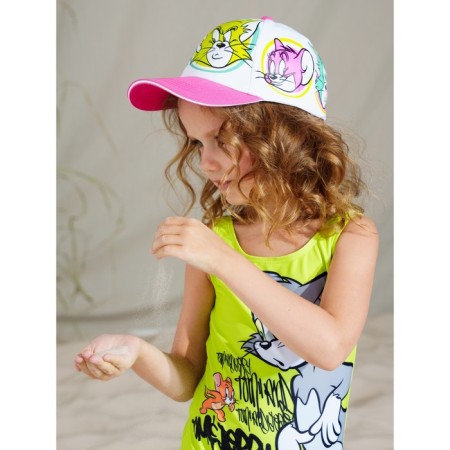 Cap for girls, size 52-4