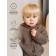 Sweater Children's Knitted Amarobaby Brush, height 86 cm, brown color
