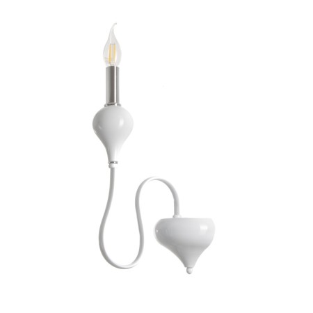 Bra "Bergamo" 1he14 40W Belo-chromovy 23x14x37 cm