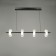 Lamp with PDD "Malmo" LED 20W 3000-6000K black and gold 180x15x15-115 cm