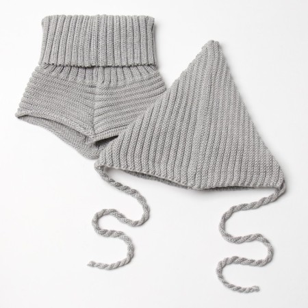 Kit for children (hat, snood) minku pr 44-46, gray color-3