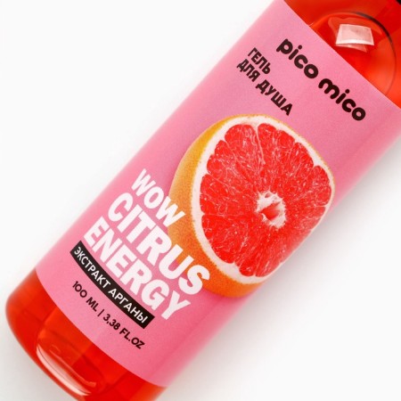 Shower gel Women Wow Citrus Juice, 100 ml, citrus aroma, Pico Mico-3