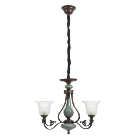 Estheri chandelier 3x40W E27 Coffee-green 60x60x55 cm Bayerlux