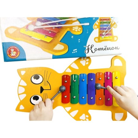Metallophone Children's "Kotik", 7 notes-3