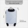 Small suitcase 20 ", lightning department, code castle, gray color